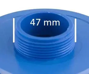 Set 1LW - 1 1/2" (approx. 46mm) FINE Thread LOW Filter for certain Wellis models including 10 filter ball fillings