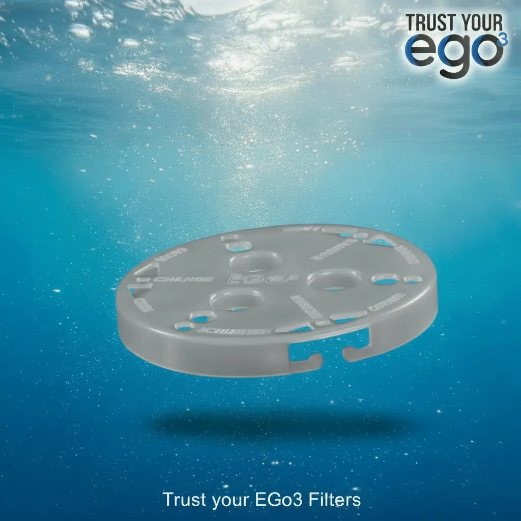 Ego3 Filterdeckel hellgrau